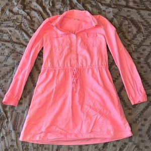 ✨3/$20 Bundle Sale!✨ Gap pink button up dress Md